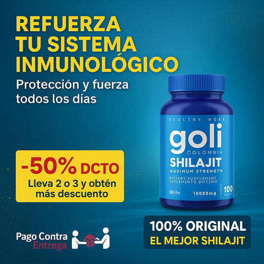 Recupera tu energía y vitalidad de forma natural con Shilajit Goli Cap x100